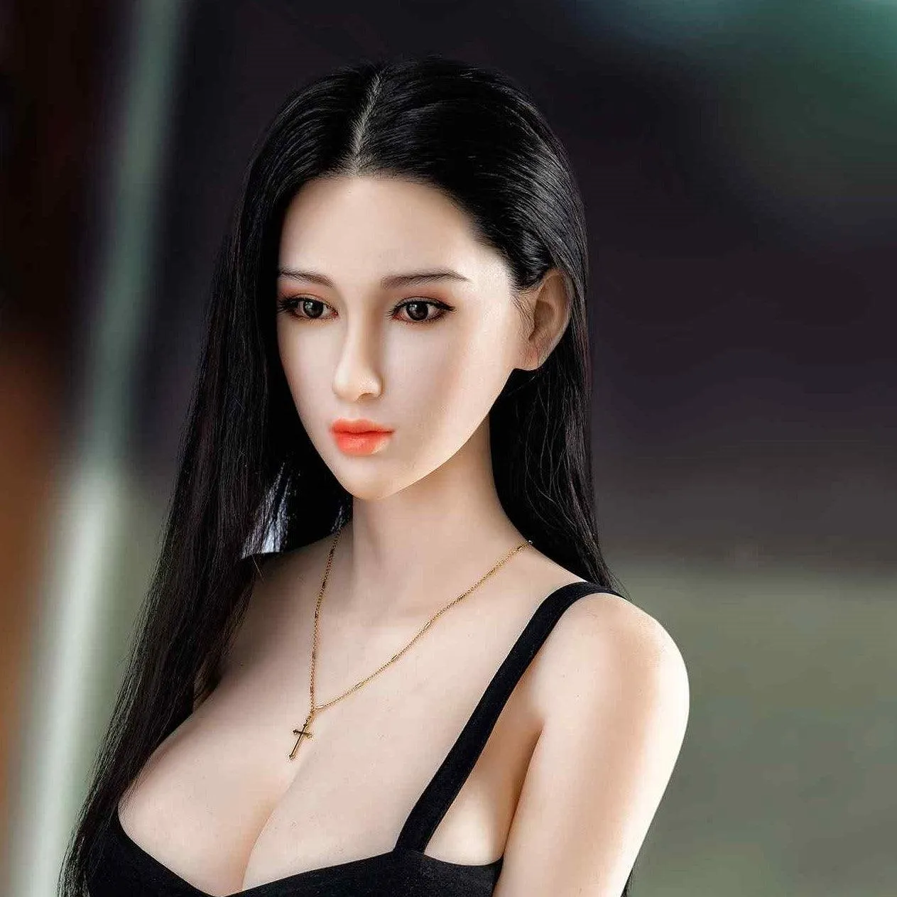 Fire Doll - Bea - Silicone Sex Doll Head - Natural