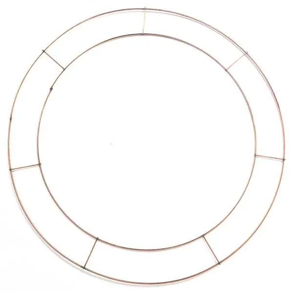 Flat Double Wreath Frame  12"