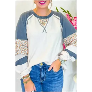 Floral Patchwork Raglan: so Comfy It's Almost Illegal 🤫 Needful Things