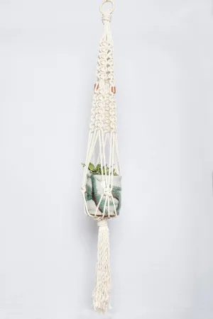 Floyd Macrame Plant Hanger w/ Copper Beads