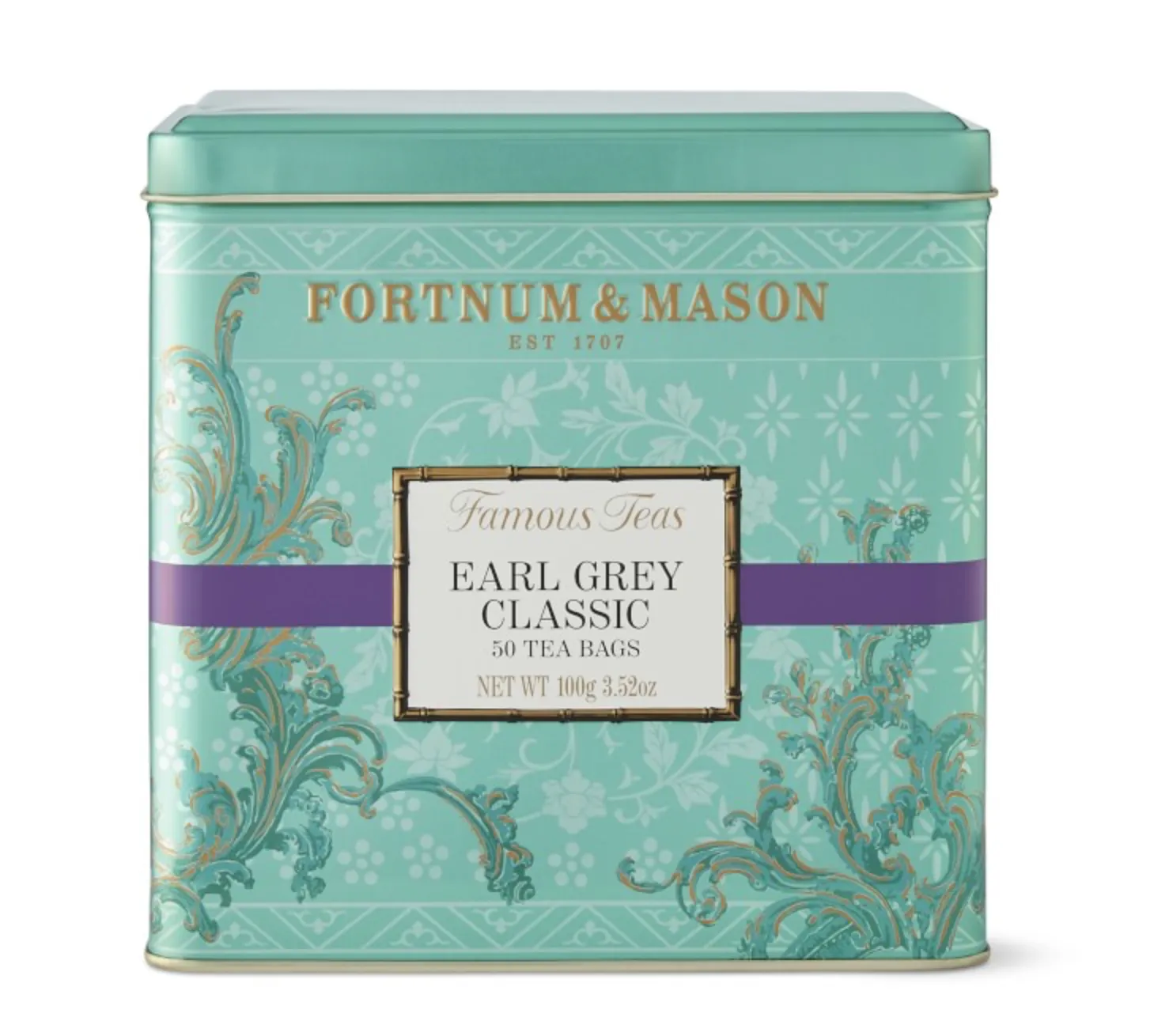 Fortnum & Mason Earl Grey Tea Bags, Set of 50