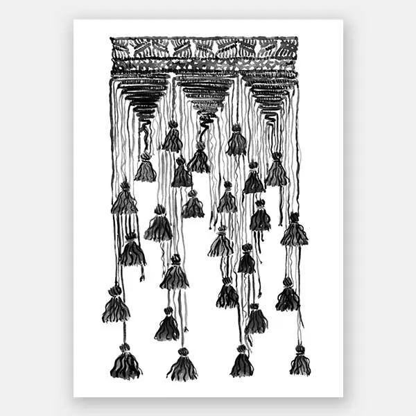 Free Spirit Charcoal Unframed Art Print