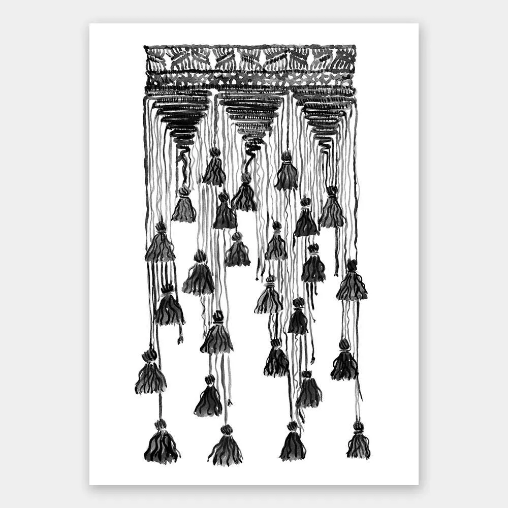 Free Spirit Charcoal Unframed Art Print