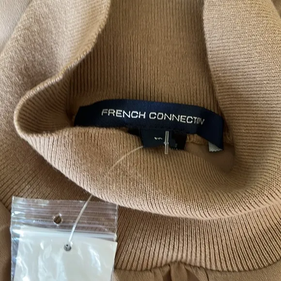 French Connection Macey Beaded Star Turtleneck Sweater
