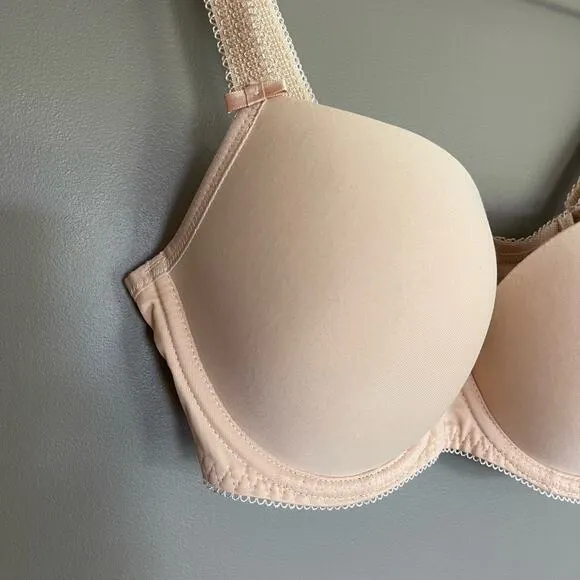 Freya Deco Nude Plunge UW Moulded Cup Bra Size 30DDD Nude Beige Underwire