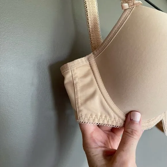Freya Deco Nude Plunge UW Moulded Cup Bra Size 30DDD Nude Beige Underwire