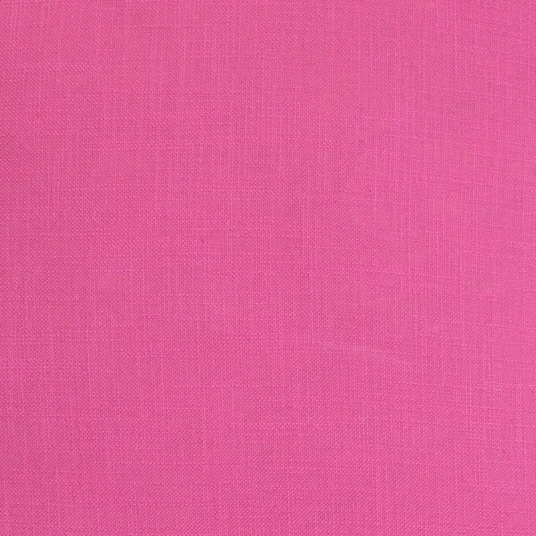 Fuchsia Solid Color Flange Edge Throw Pillow