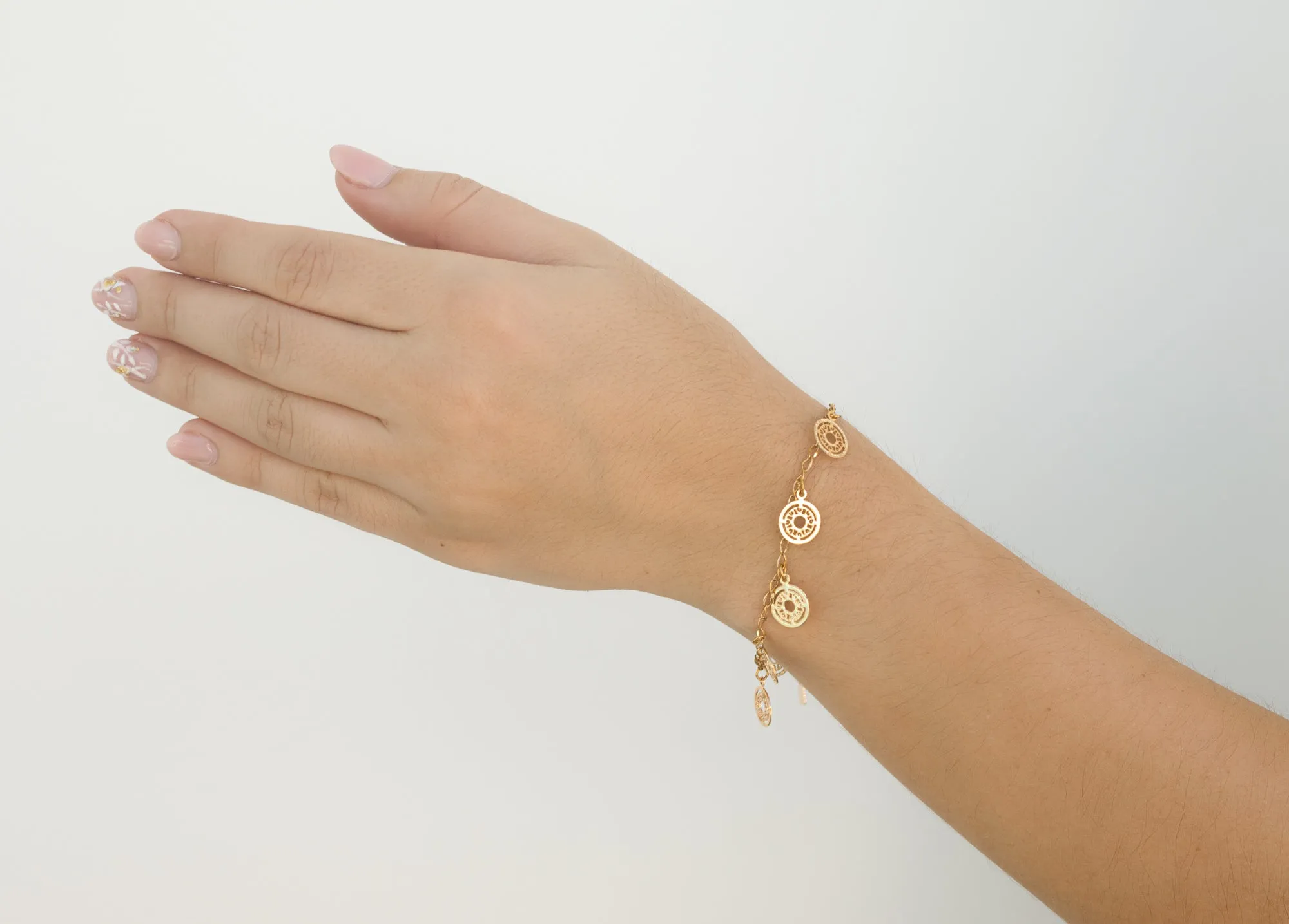 Gap Mandala Charms Bracelet