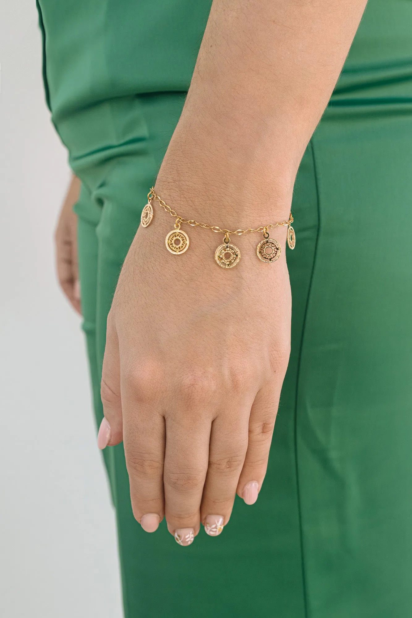 Gap Mandala Charms Bracelet