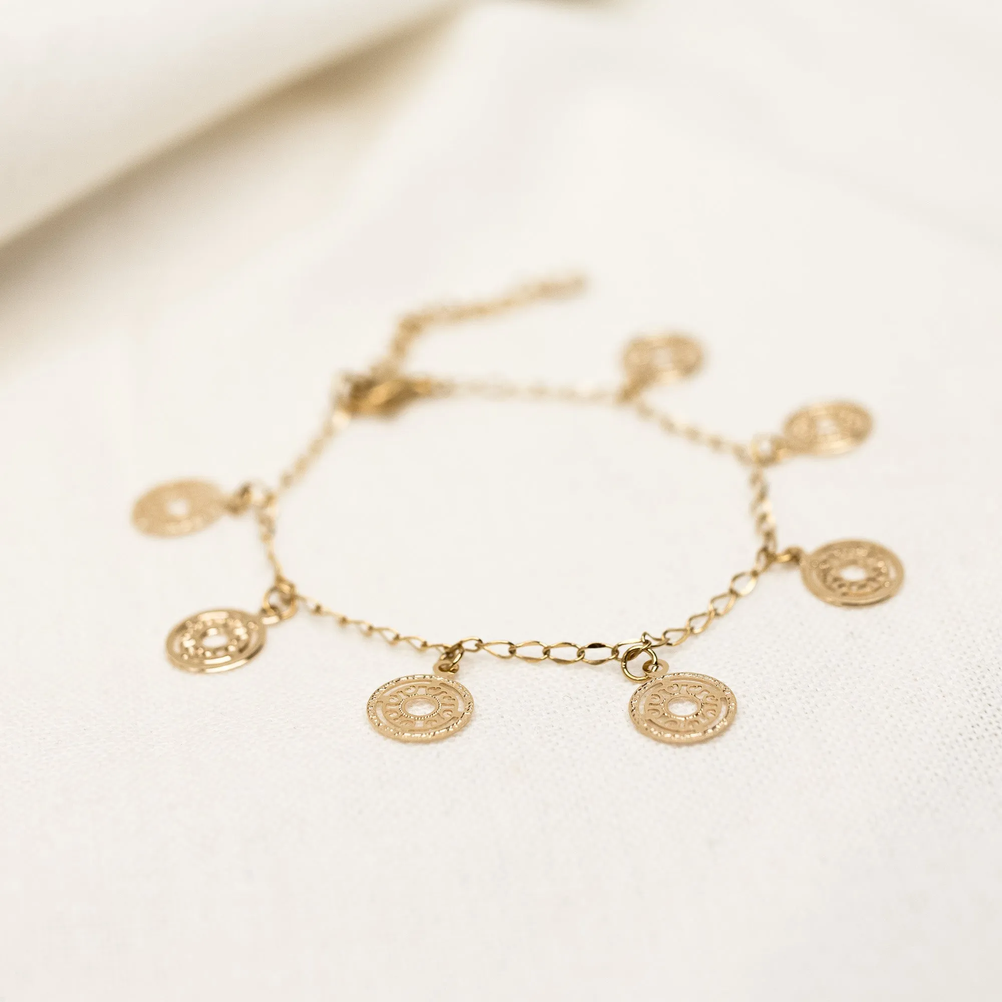 Gap Mandala Charms Bracelet
