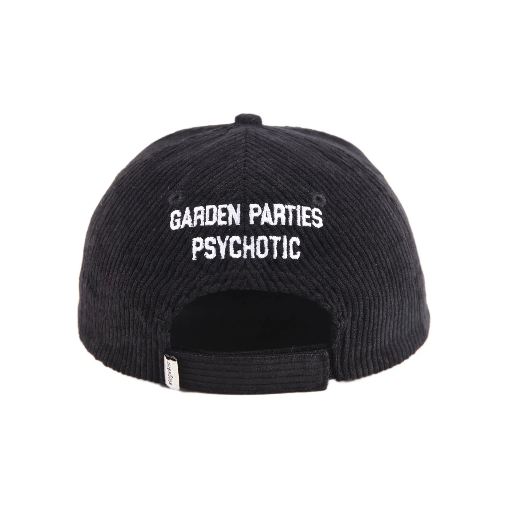 Garden Parties Corduroy Hat Black