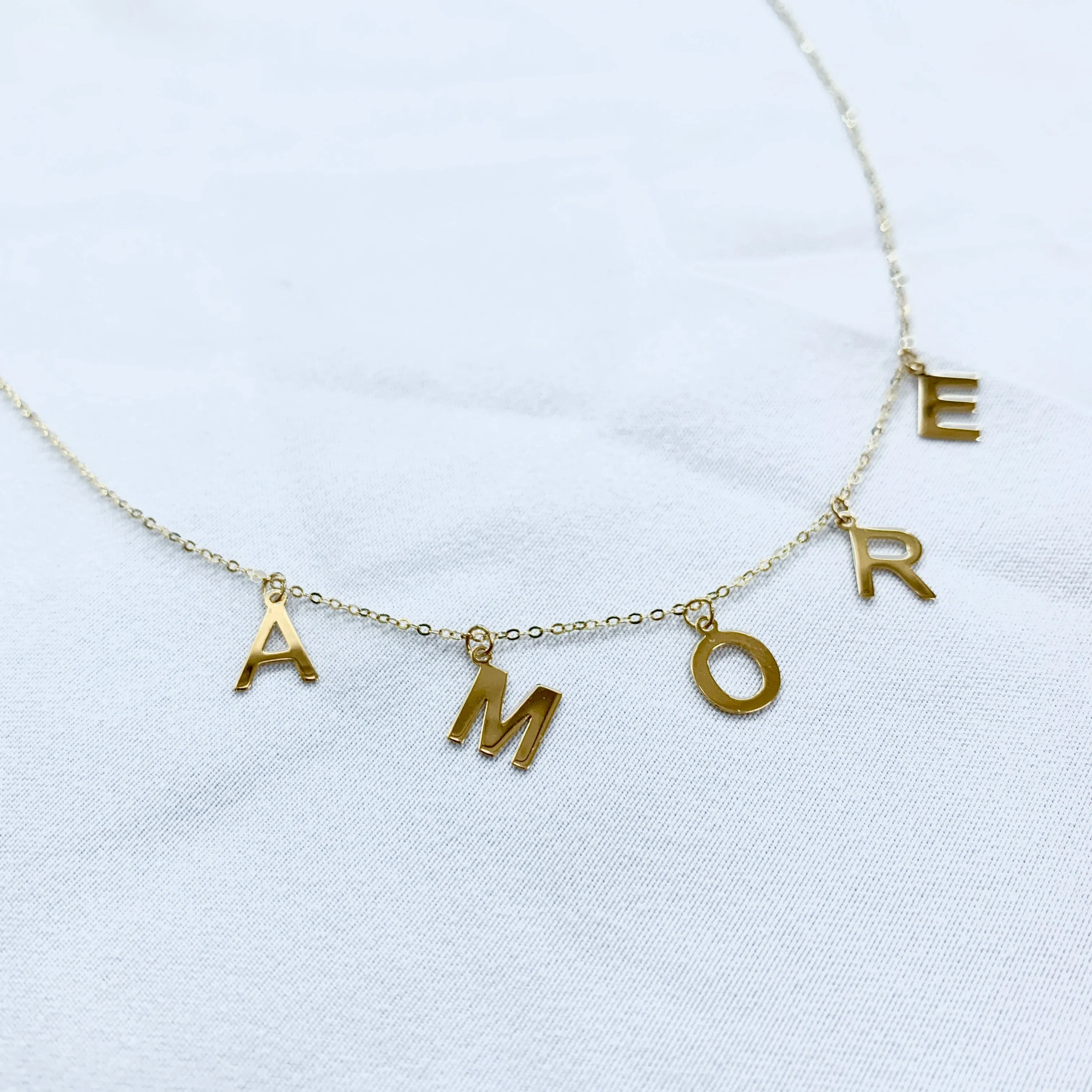 Gavriel AMORE Necklace in 14K Gold