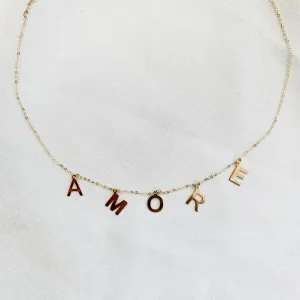 Gavriel AMORE Necklace in 14K Gold