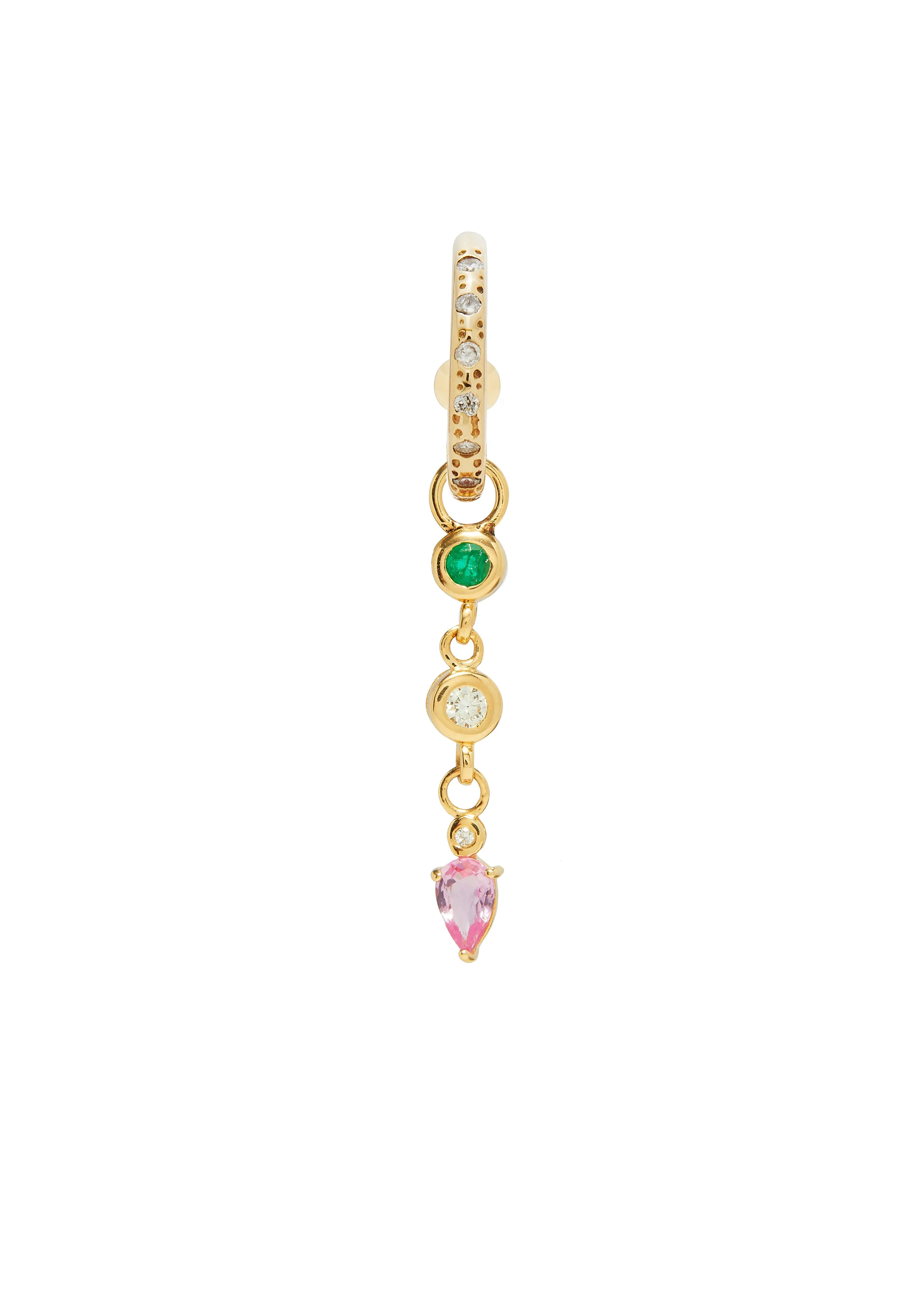 Gem Trio Chain Charm