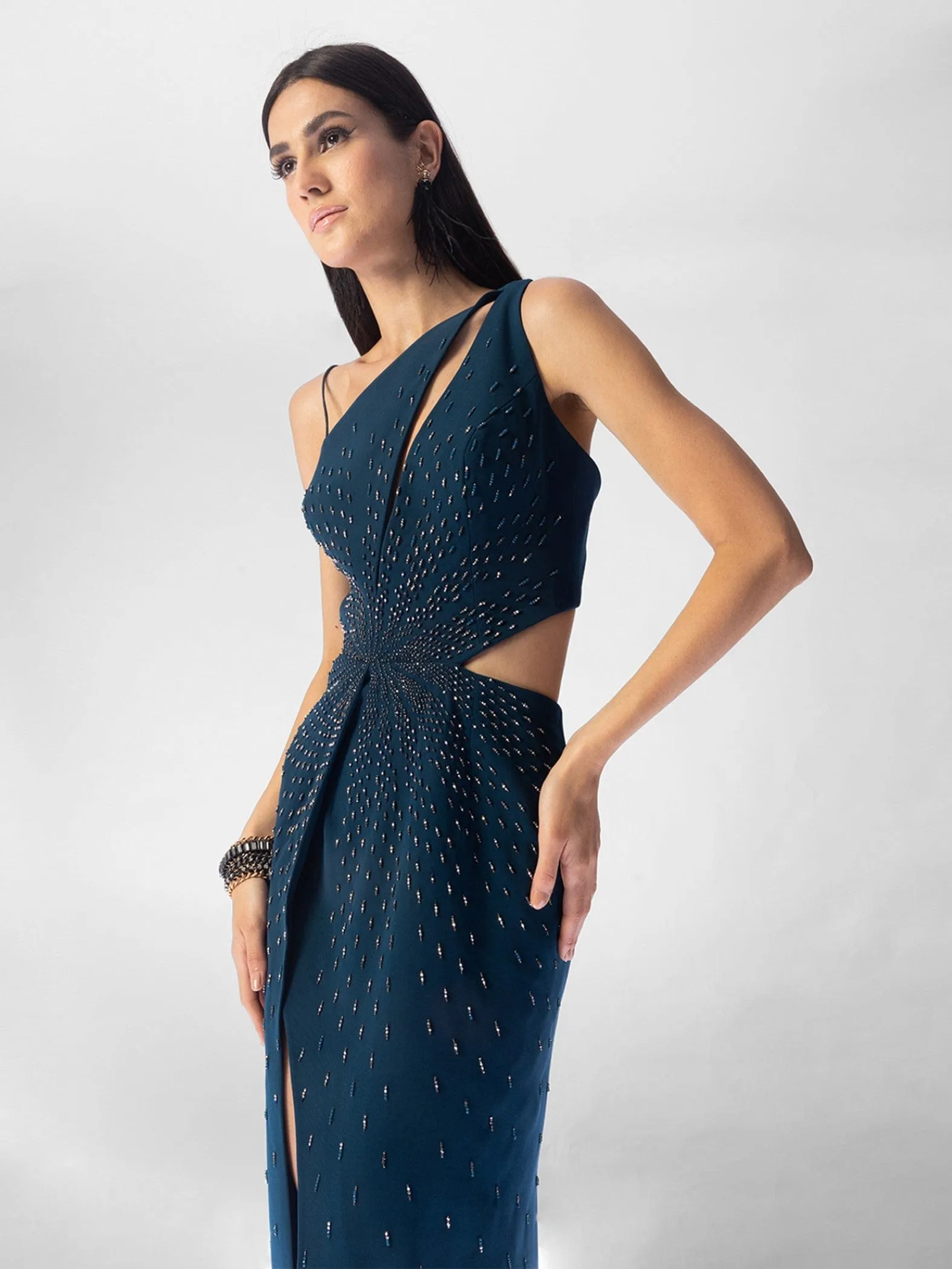 Gemini Hand Embellished Dress