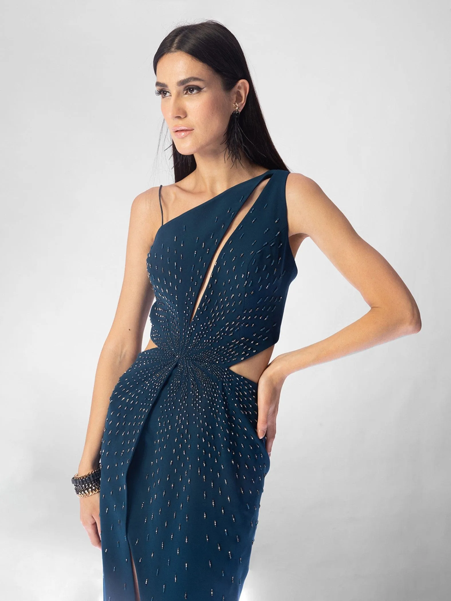 Gemini Hand Embellished Dress