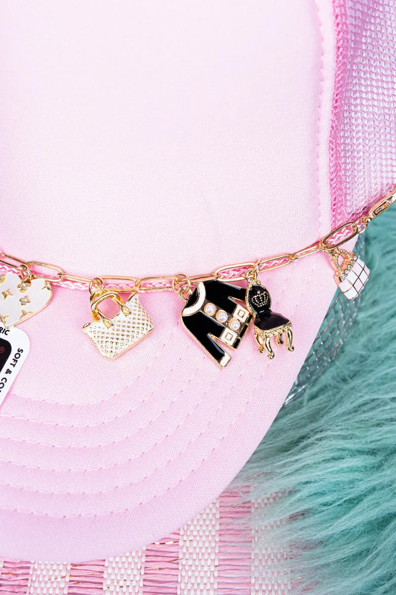 Girly & Glam Goldtone Trucker Hat Chain
