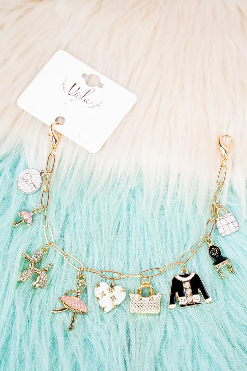 Girly & Glam Goldtone Trucker Hat Chain