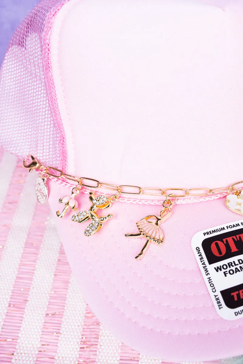 Girly & Glam Goldtone Trucker Hat Chain