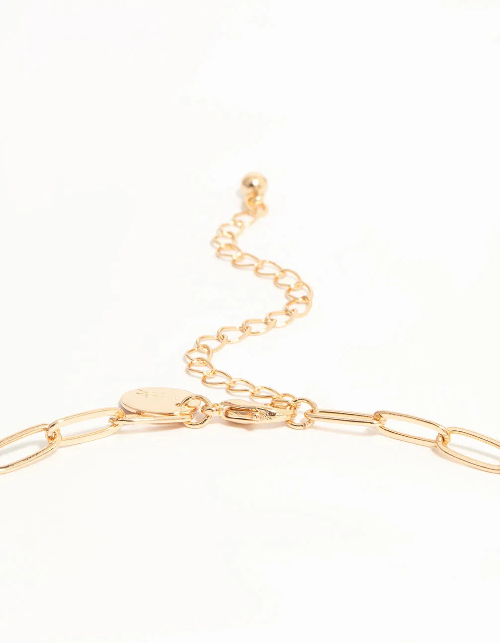 Gold Cross & Chili Charm Necklace