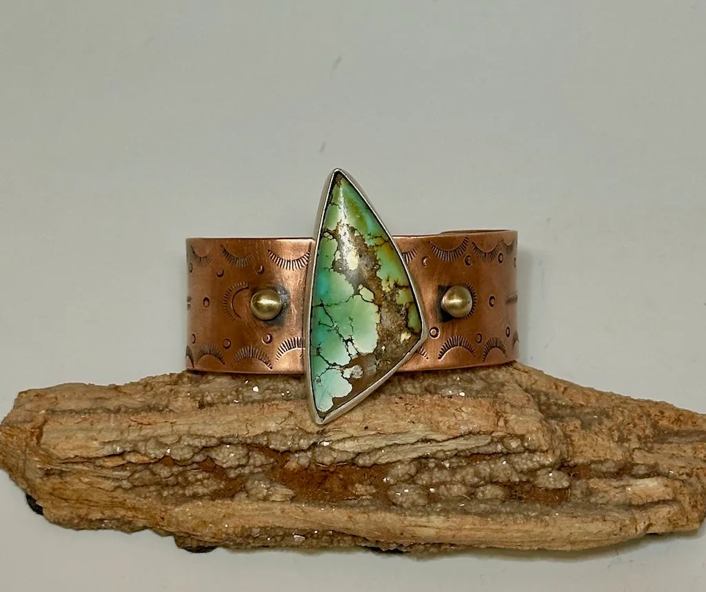 GOLD DRAGON COPPER CUFF JK112