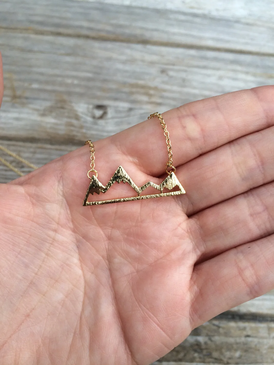 Gold Mountain Necklace