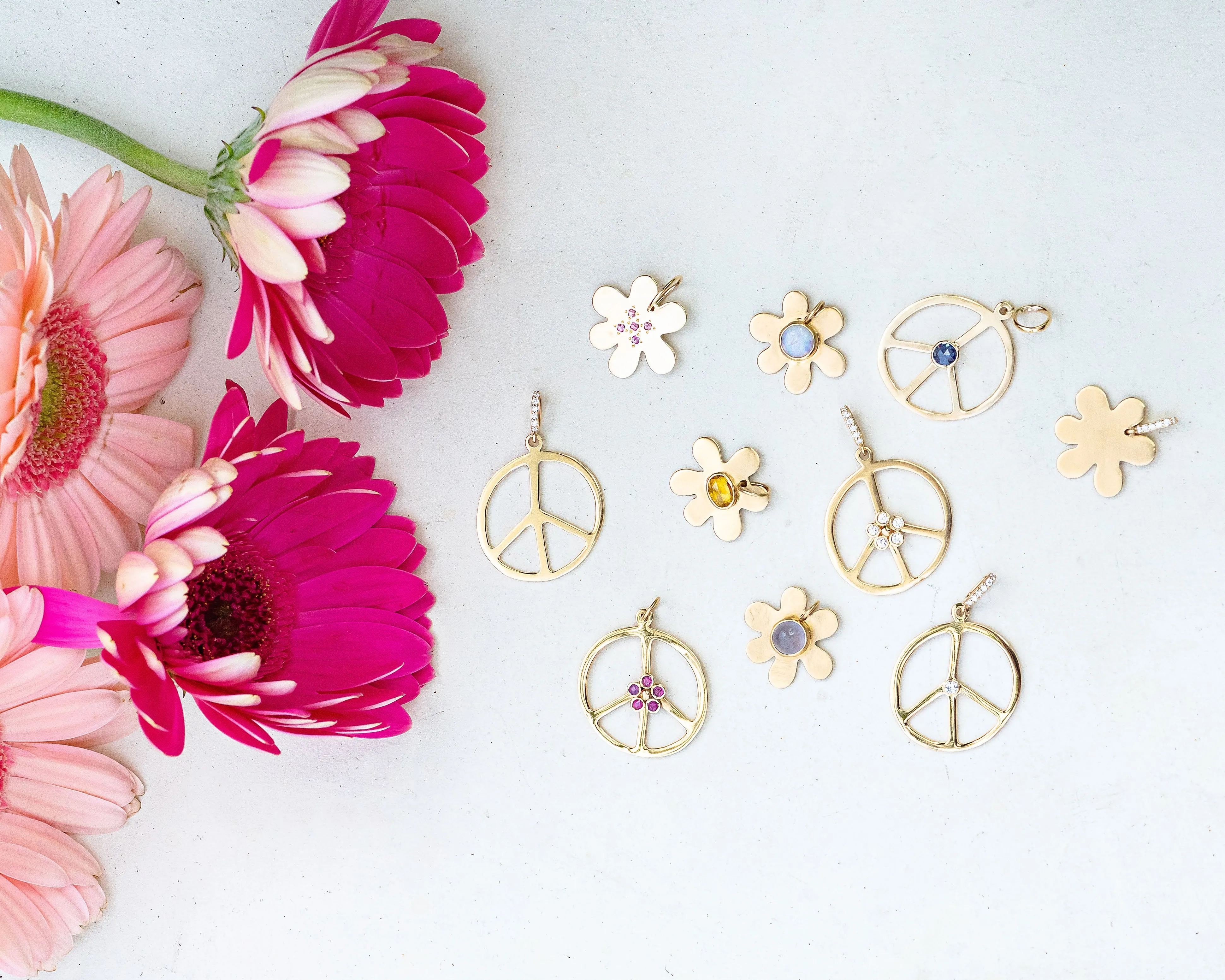 Gold Peace Pendant