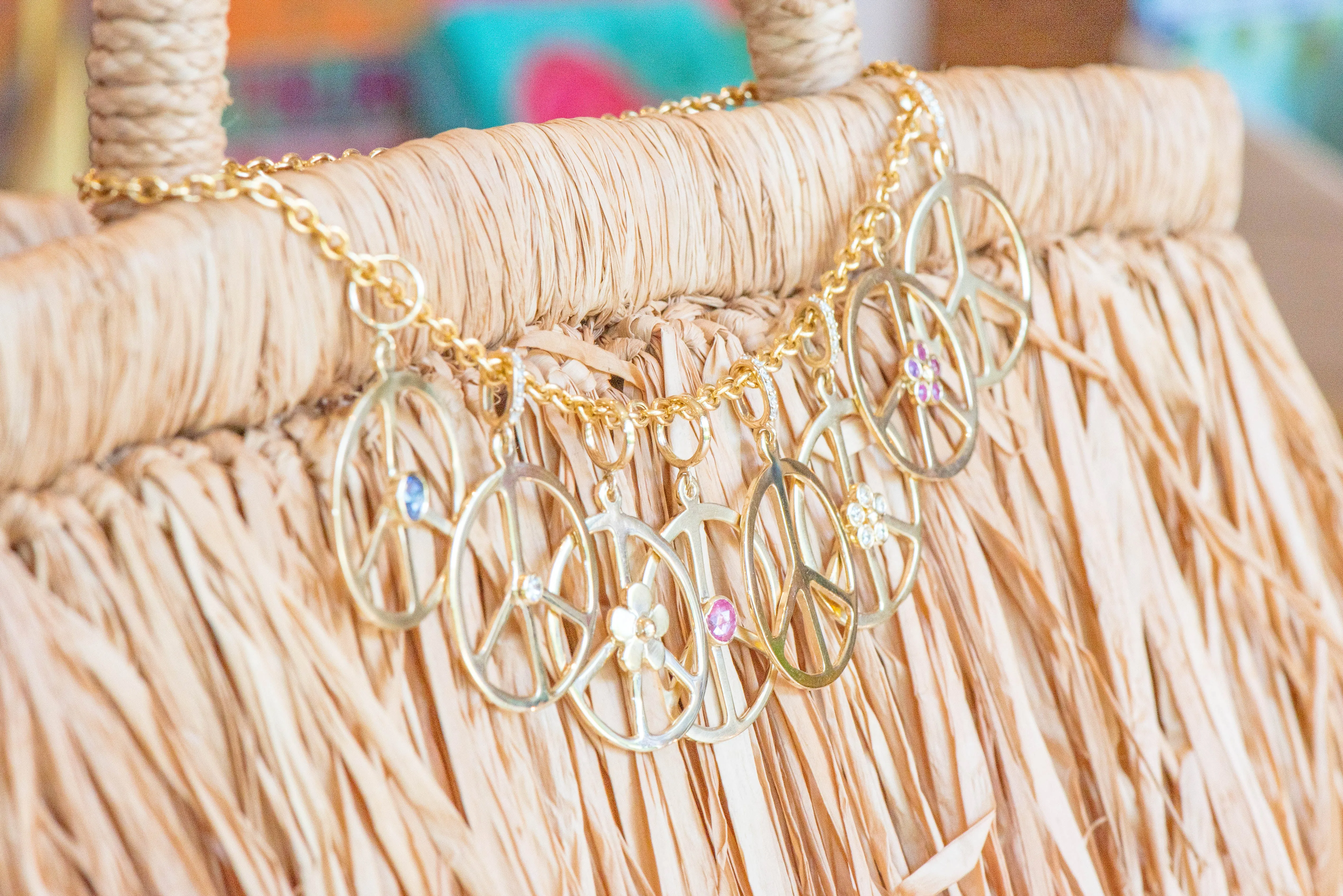 Gold Peace Pendant