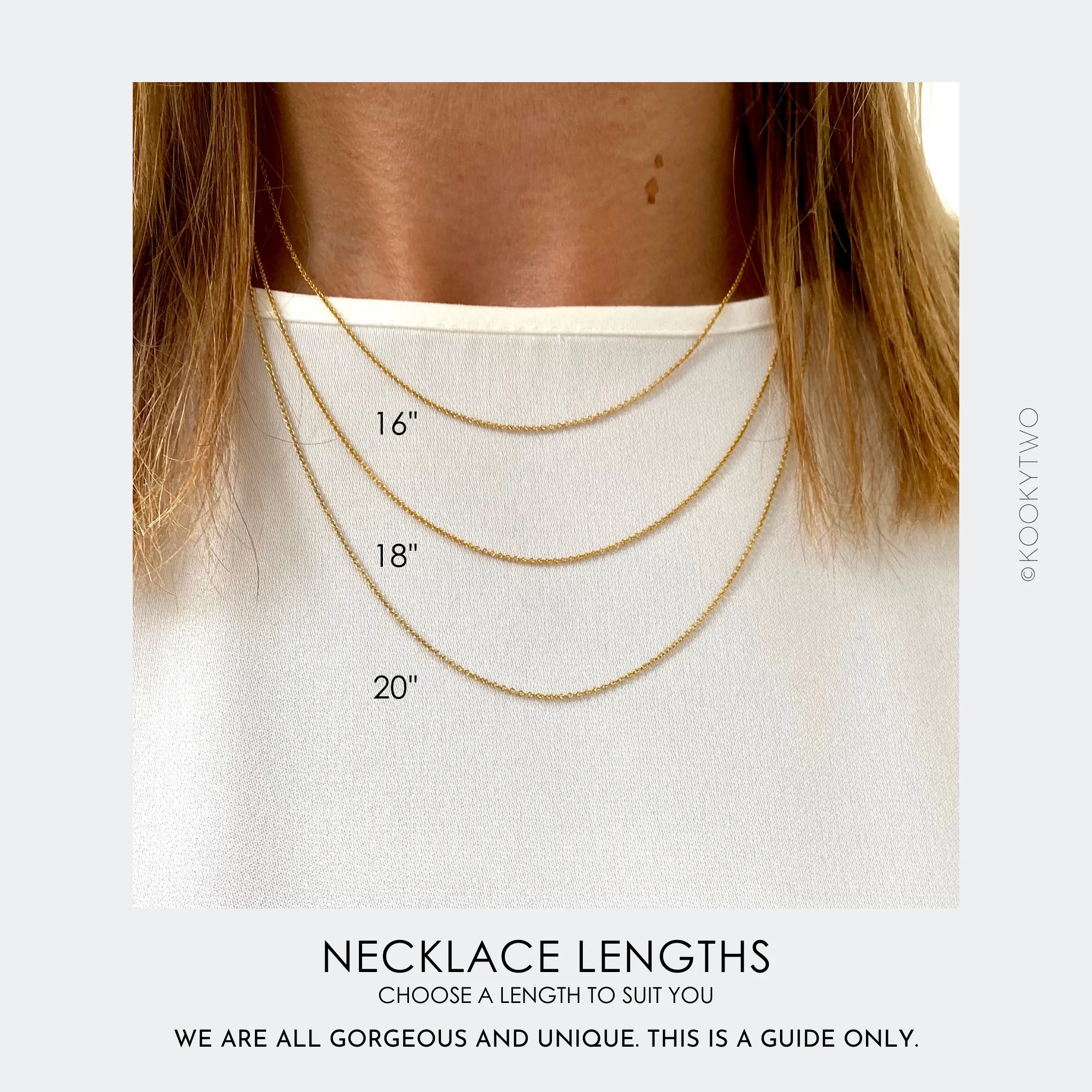 Gold Two Initial Necklace