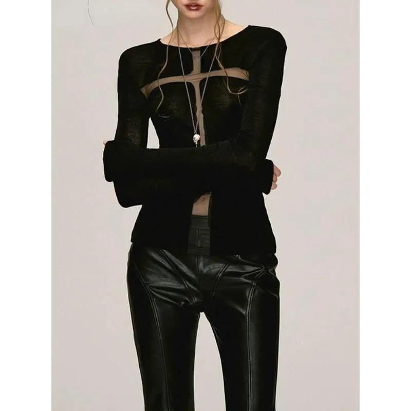 Gothic Cross Gauze T-Shirt