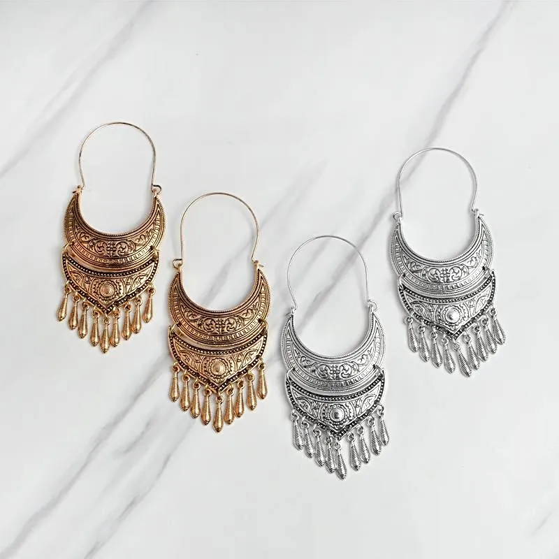 Greek Goddess Boho Earrings