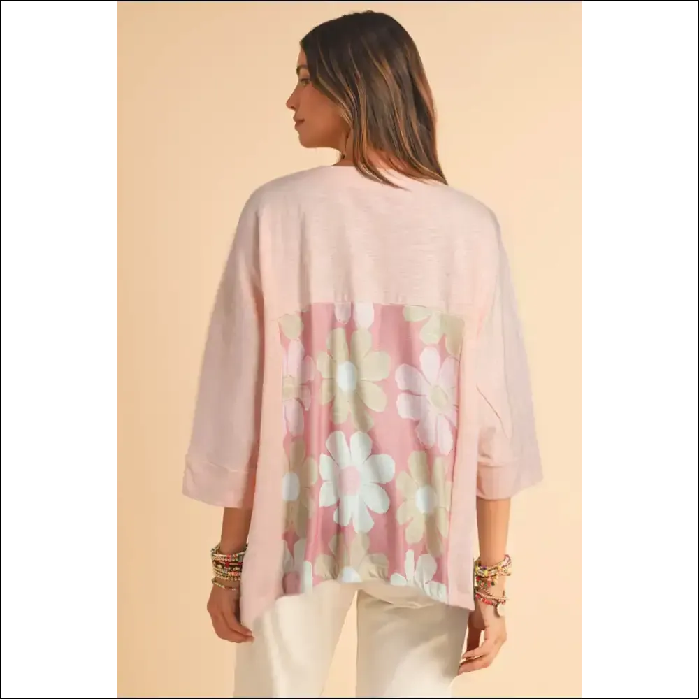 Groovy Baby! Pink Patchwork Flower Power Top from Needful Things 😎