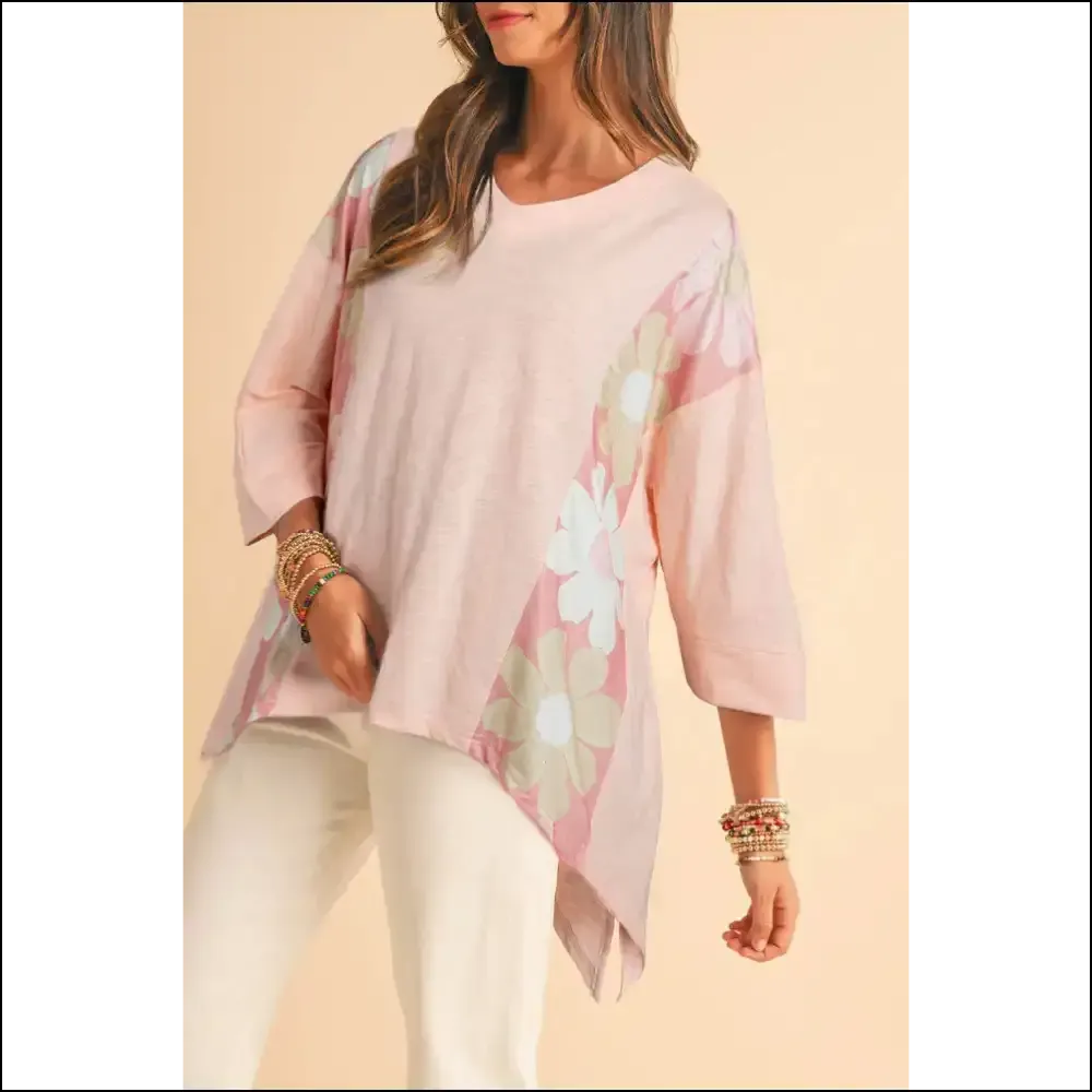 Groovy Baby! Pink Patchwork Flower Power Top from Needful Things 😎