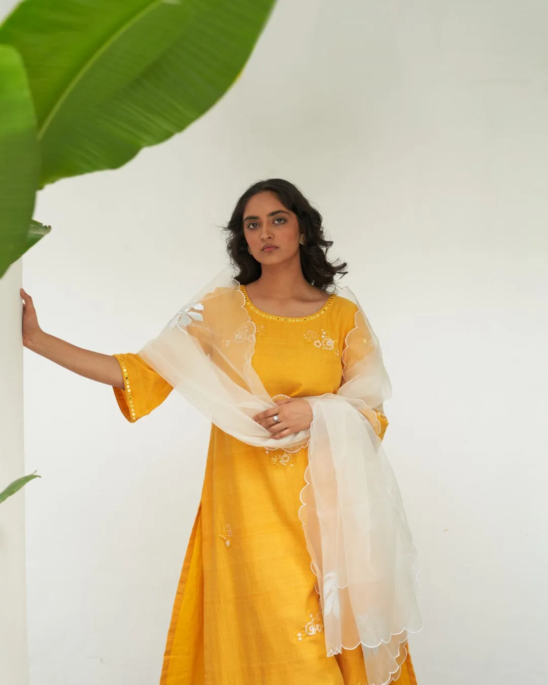 Gul genda kurta set