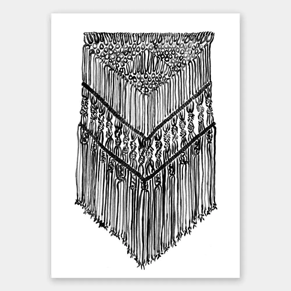 Gypsy Charcoal Unframed Art Print