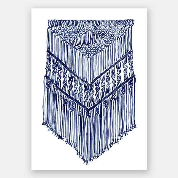 Gypsy Indigo Unframed Art Print