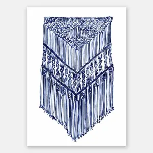 Gypsy Indigo Unframed Art Print