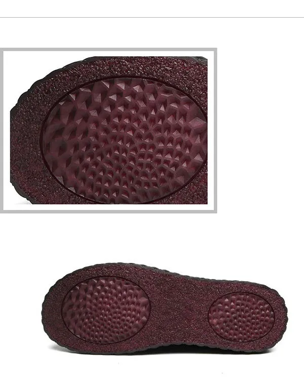 Handmade Leather Ethnic Style Embroidery Boots