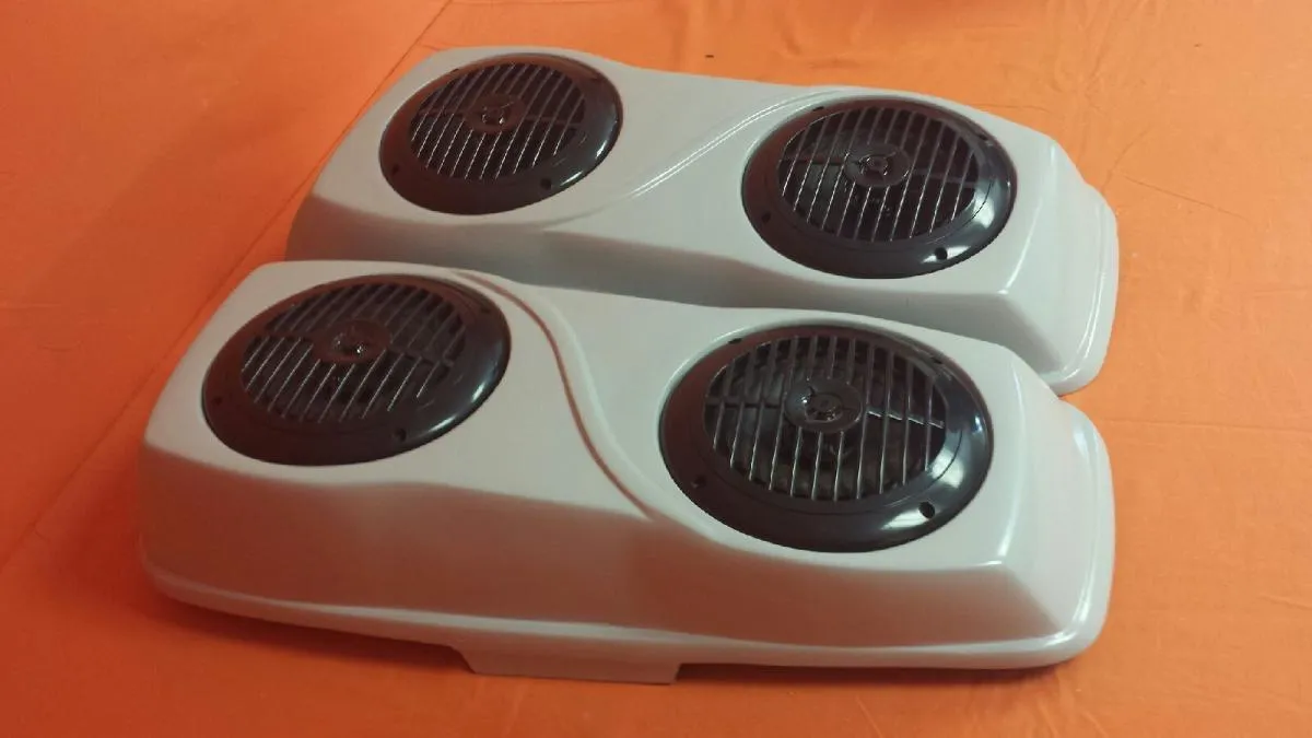 Harley 2014 - 2018  Model Saddlebag Speaker Lids Harley Touring Stretched / Exten?ded Dual 6.5" With Speakers