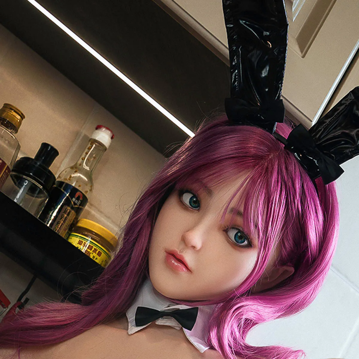 [HEAD-SY-#175-NATURAL-SILICONE-BROWN-M16-IMPLANTED HAIR]