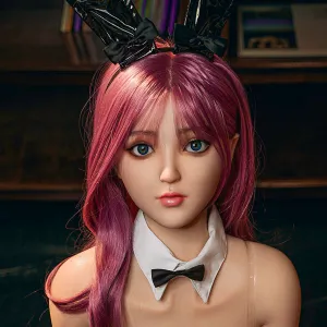 [HEAD-SY-#175-NATURAL-SILICONE-BROWN-M16-IMPLANTED HAIR]