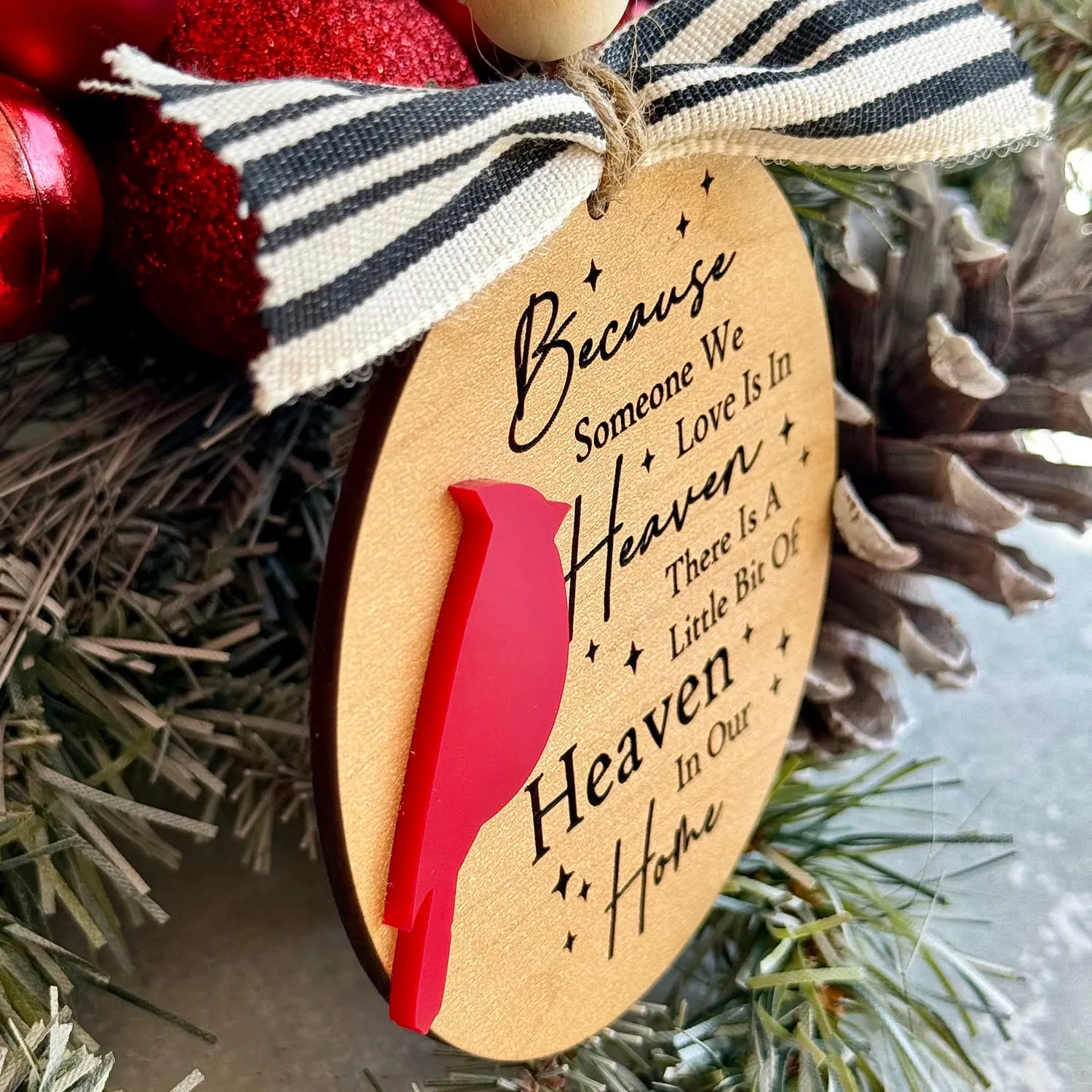 Heavenly Cardinal Keepsake Ornament