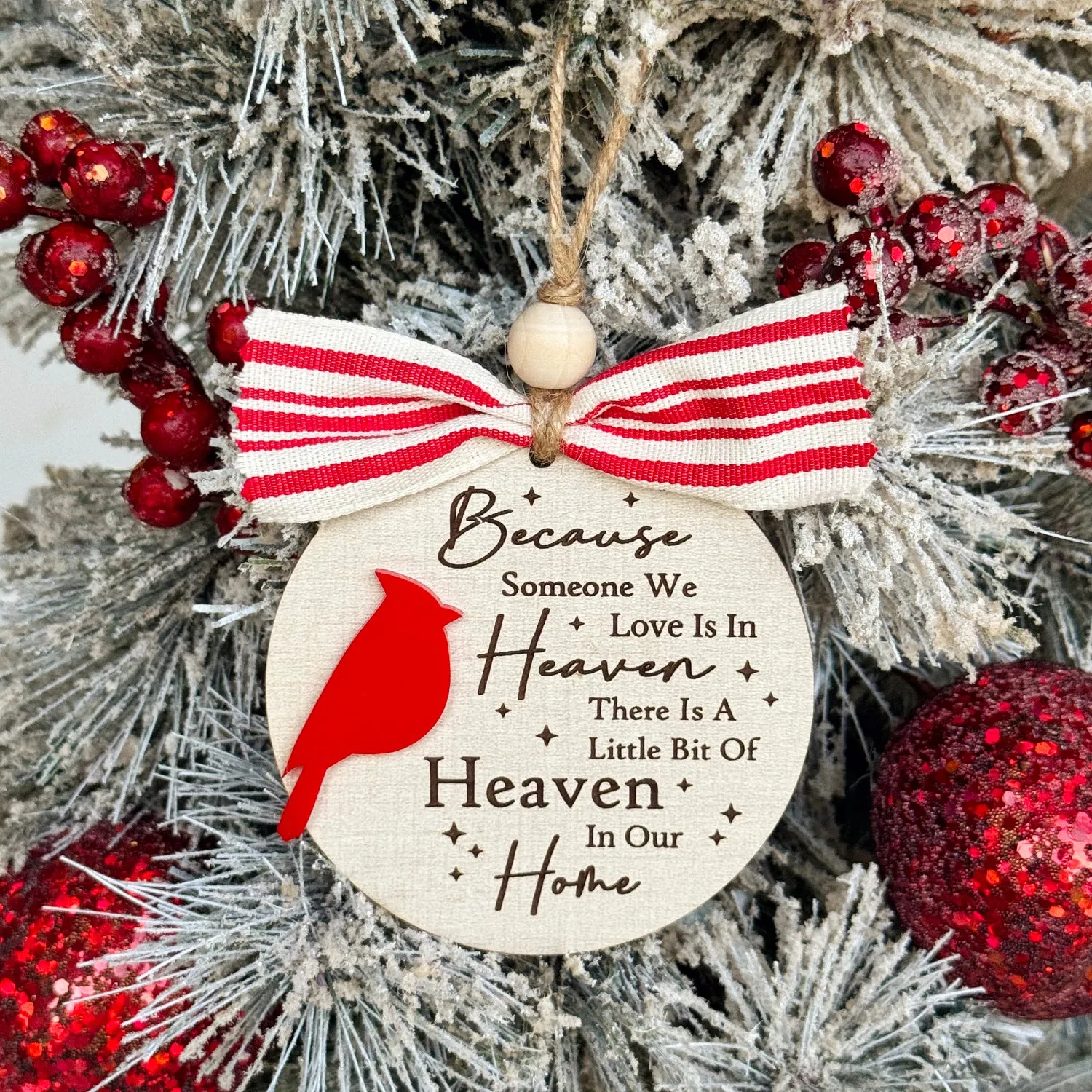 Heavenly Cardinal Keepsake Ornament