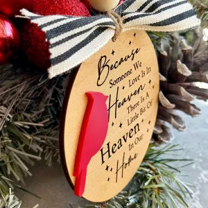 Heavenly Cardinal Keepsake Ornament