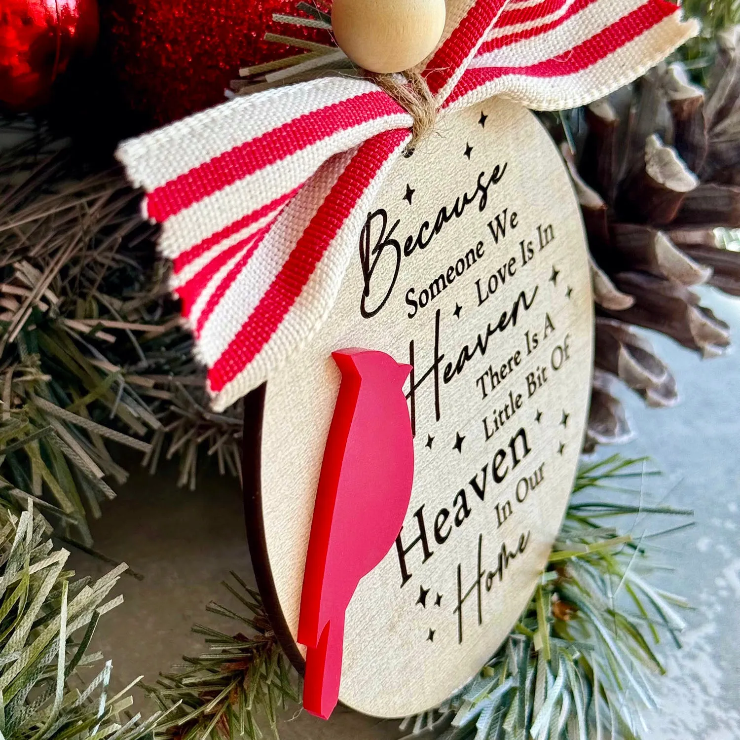 Heavenly Cardinal Keepsake Ornament