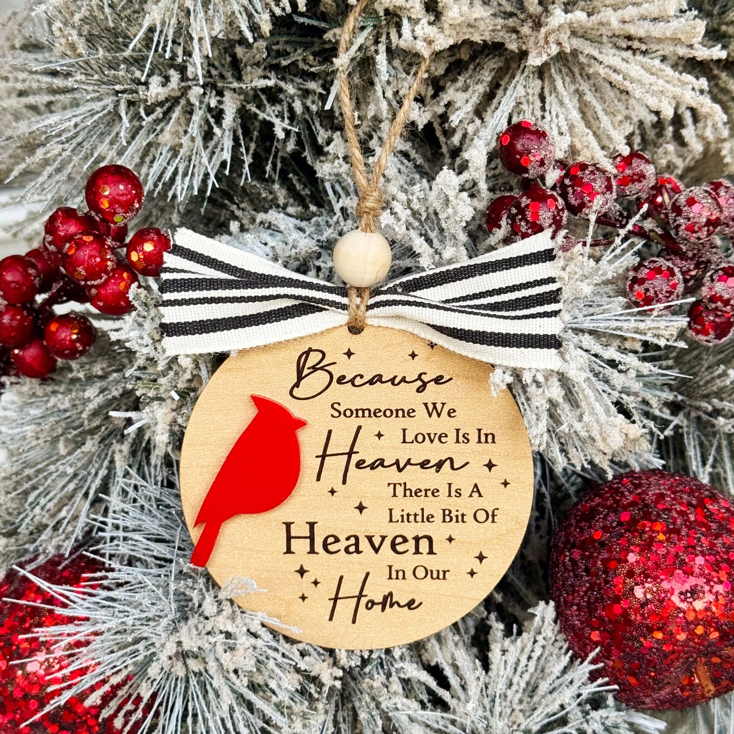 Heavenly Cardinal Keepsake Ornament