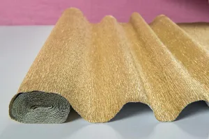 Heavy Duty Metallic Color Italian Crepe Paper Roll