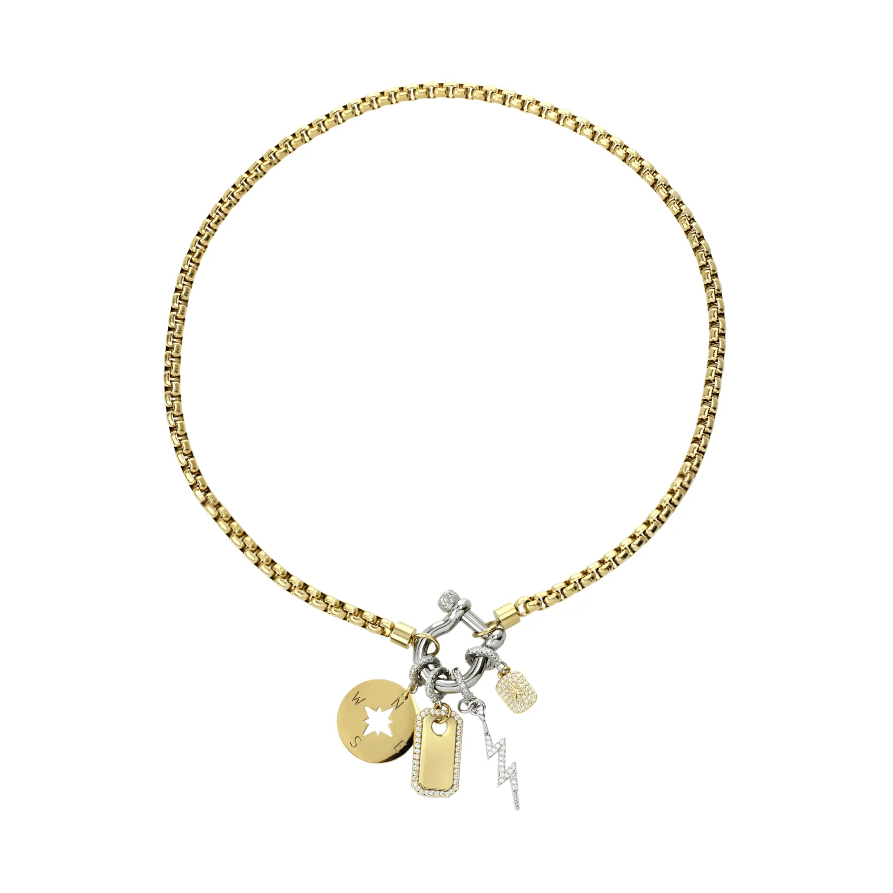 Herradura Clip on charms necklace