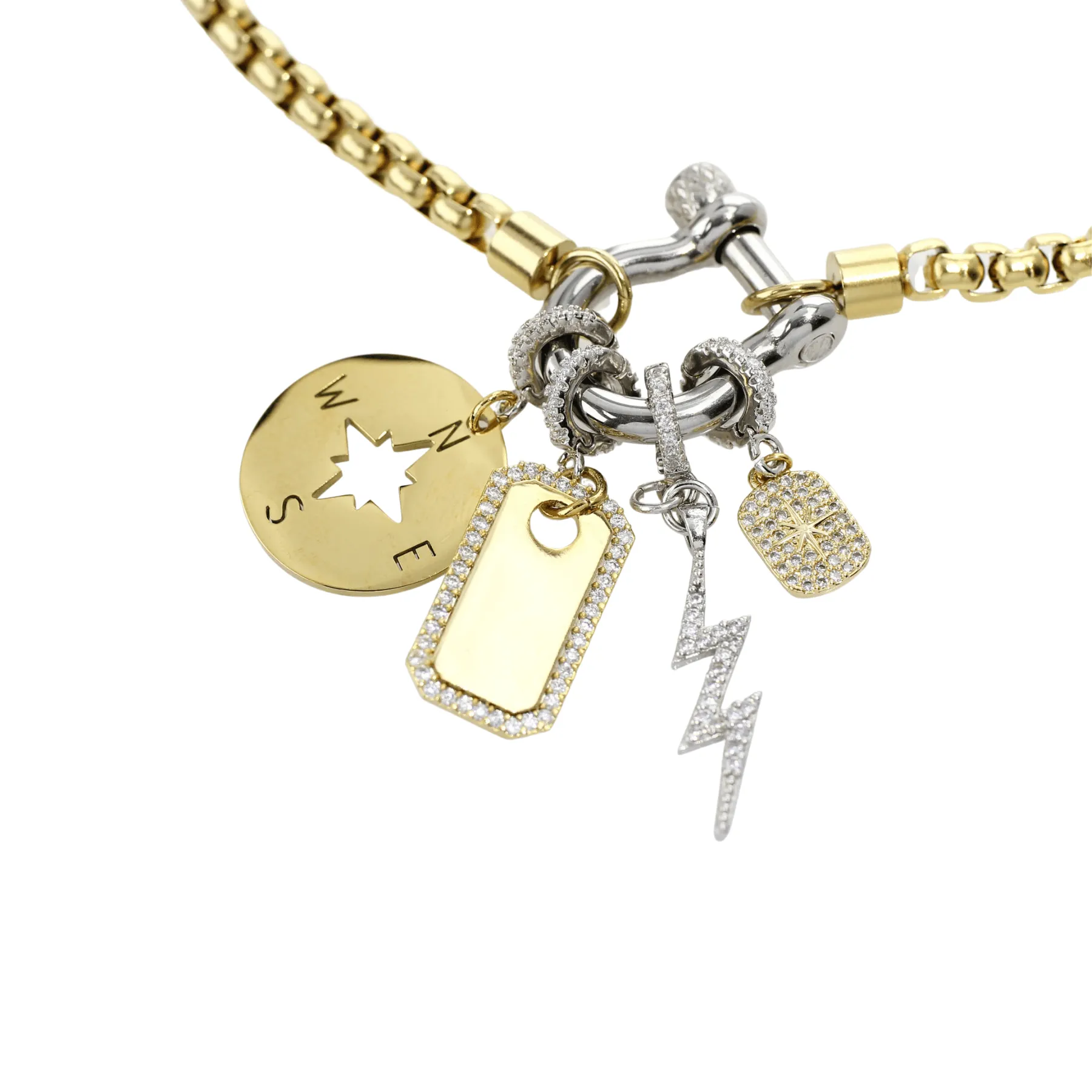 Herradura Clip on charms necklace