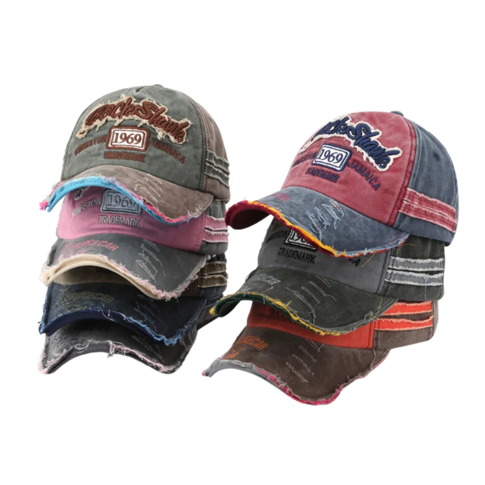 High Street Distressed Embroidered Hat